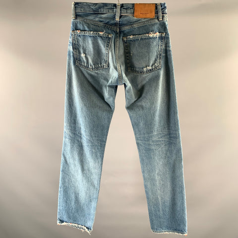 MOUSSY VINTAGE Size 25 Blue Cotton Distressed Jeans