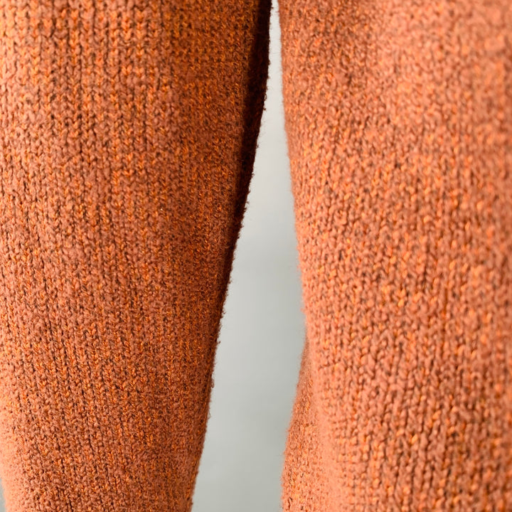 TAYLOR STITCH Size 40 Heather Orange Knit Crew Neck Sweater