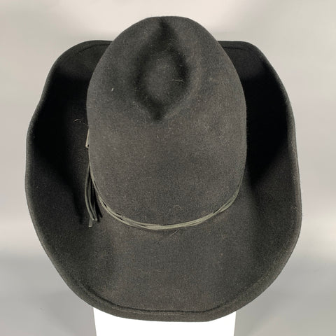 STETSON Size L Black Textured Wool Hats