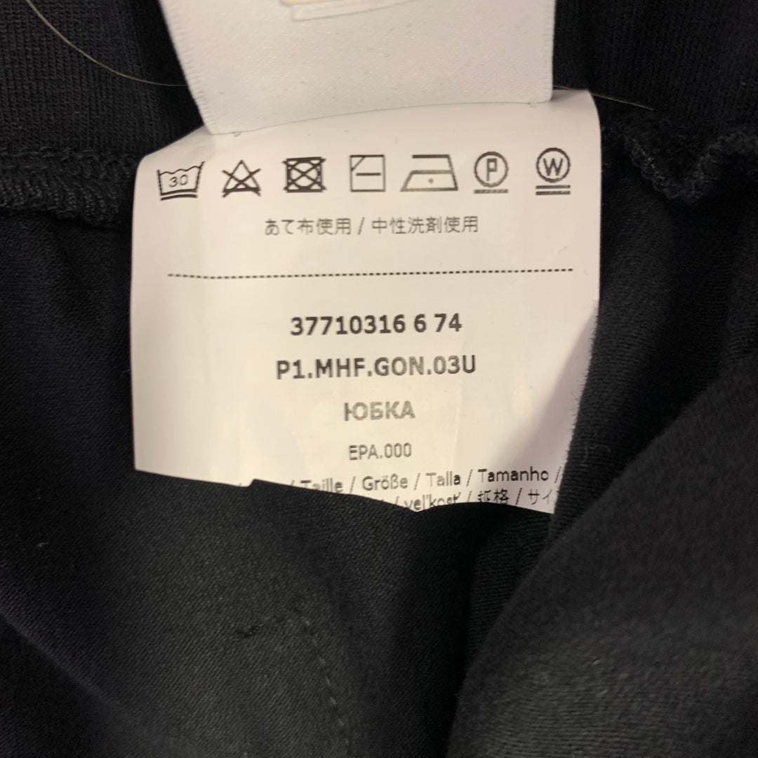 MAX MARA Size S Black Pencil Below Knee Skirt