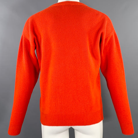 JOHN ELLIOTT Pull ras du cou en cachemire rouge taille S