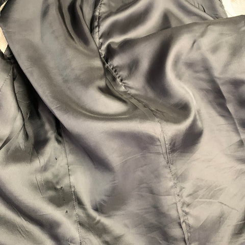 DRIES VAN NOTEN Size 36 Black Twill Double Breasted Jacket