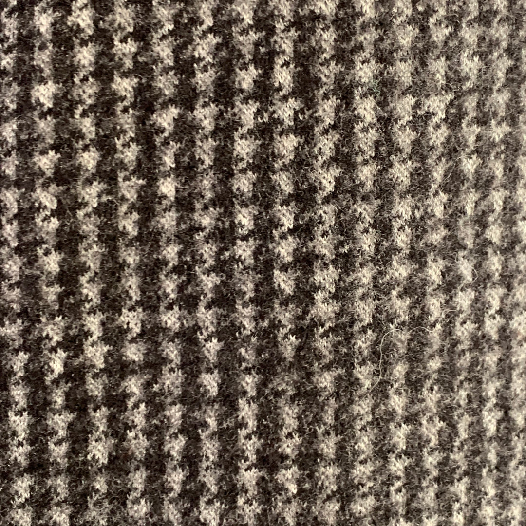 ARMANI COLLEZIONI Size 40 Grey Charcoal Checkered Wool Blend Sport Coat