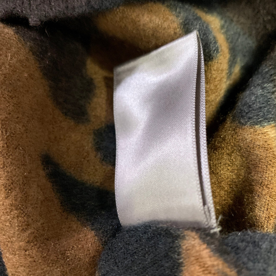 ZADIG & VOLTAIRE Size S Brown Grey Cashmere Camouflage Pull On Pullover