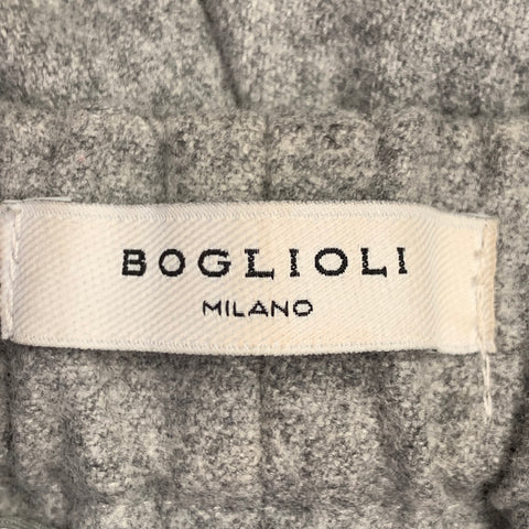 BOGLIOLI Size 34 Grey Heather Virgin Wool Cargo Casual Pants