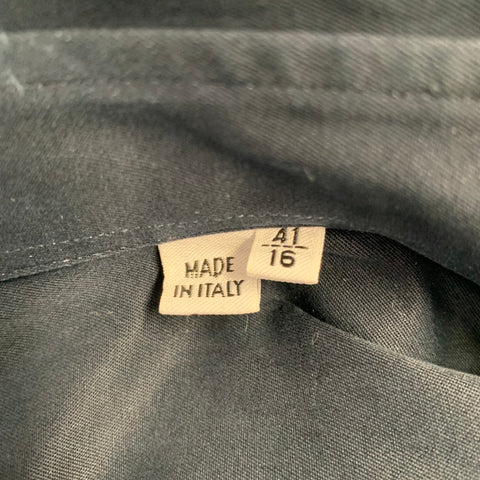 HELMUT LANG Size M Navy Cotton Button Up Long Sleeve Shirt