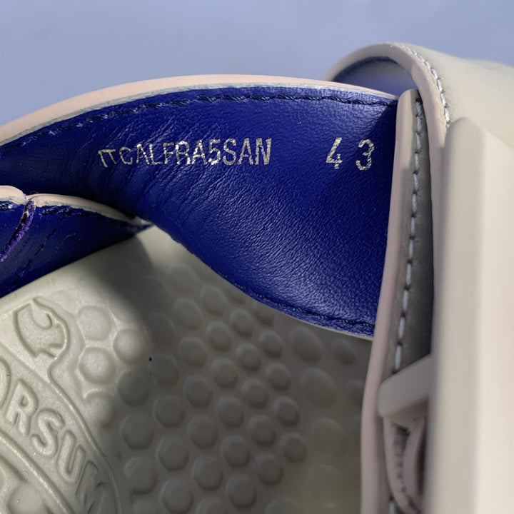 BURBERRY Size 10 Tan Leather Sandals