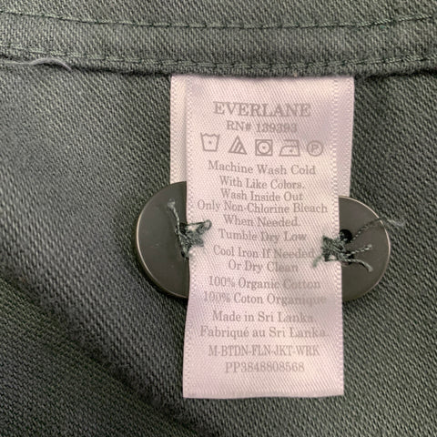 EVERLANE Size M Green Organic Cotton Chore Jacket