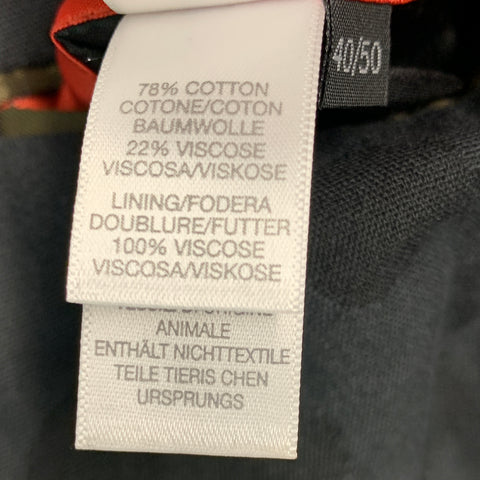PS by PAUL SMITH Taille 40 Manteau de sport en viscose de coton à pois noirs