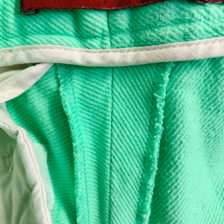 SIES MARJAN Size 30 Green Mint Twill Cotton Velvet Straight Casual Pants