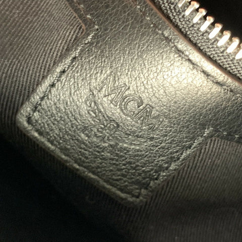 MCM Black MYZ9SKM42BK001 Monogram Leather Cross Body Bags