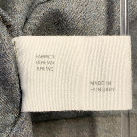 CHRISTOPHE LEMAIRE Size XS Grey Heather Virgin Wool Cashmere Crew Neck Pullover