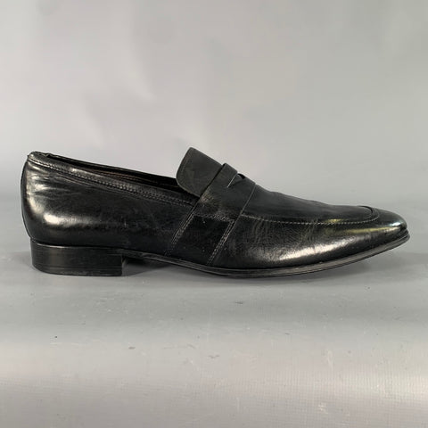 TO BOOT NY Size 9 Black Leather Loafer Loafers