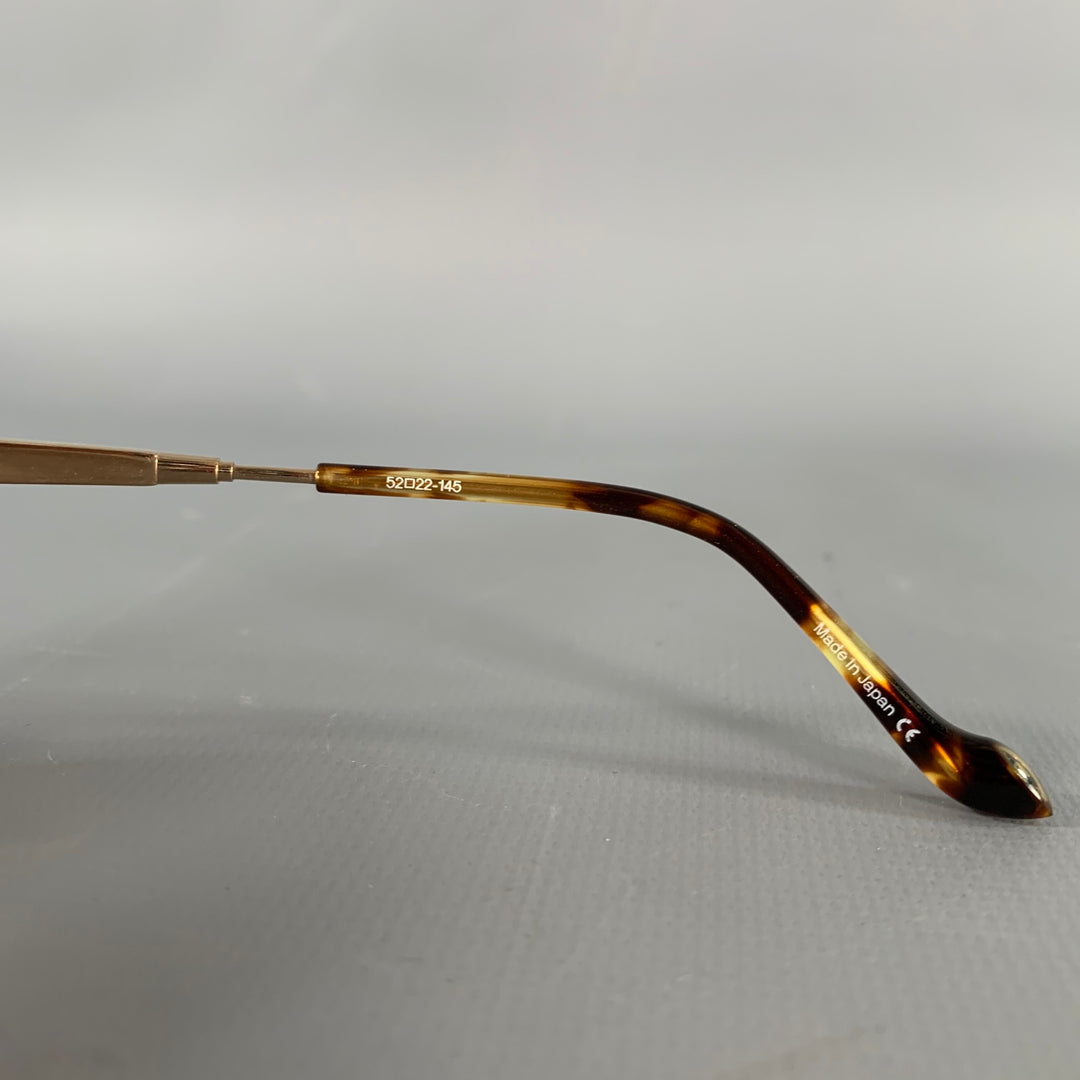 MATSUDA 2809H-V2 Terminator II Gold Orange Titanium Limited Edition Sunglasses
