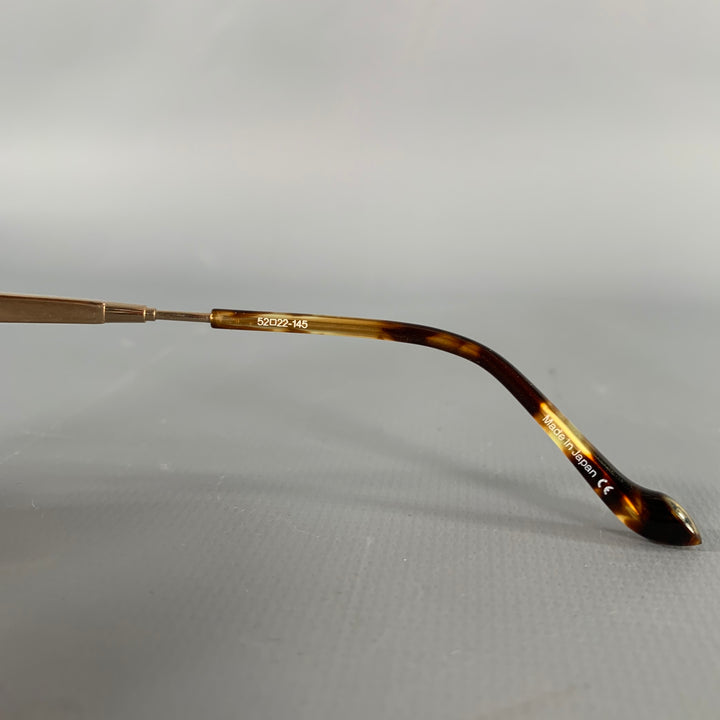 MATSUDA 2809H-V2 Terminator II Gold Orange Titanium Limited Edition Sunglasses