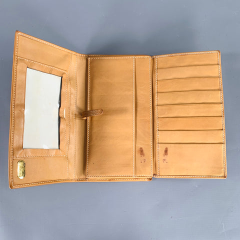 GUCCI Guccissima Beige Tan Monogram Coated Canvas Leather Wallet