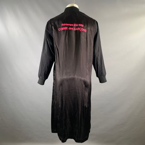 CDG X COMME des GARCONS Taille M Manteau boutonnée en Cupro / Coton Noir