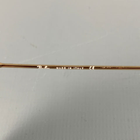 RAY-BAN Gold Metal Sunglasses