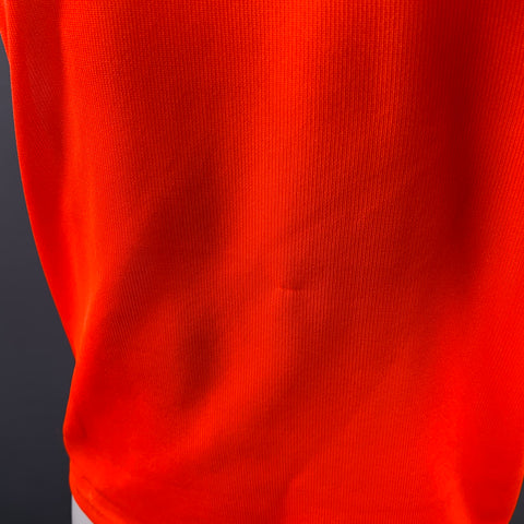JIL SANDER Size M Orange Neon Jersey Polyester Crew-Neck T-shirt