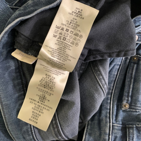 BURBERRY BRIT Size 36 Navy Wash Cotton Straight leg Jeans