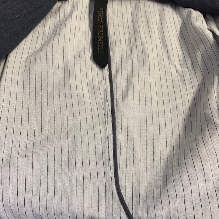 FORME 3’3204322896 Size 40 Grey Tan Dots Cotton Linen Silk Sport Coat