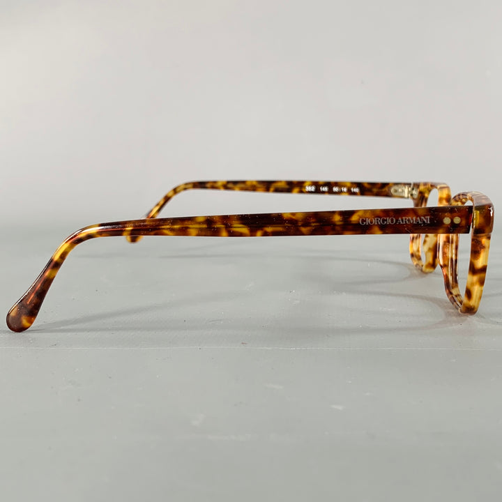 GIORGIO ARMANI Brown Tortoiseshell Acetate Frames