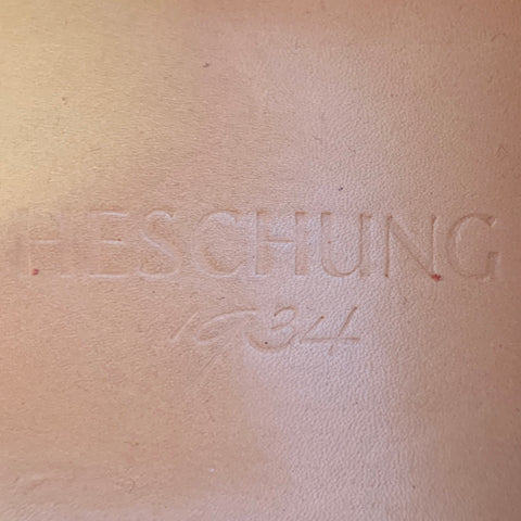 HESCHUNG Size 9 Brown Leather Low Top Sneakers