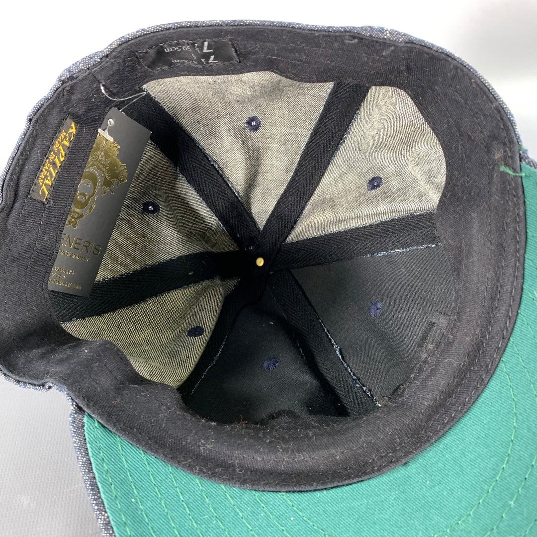 KAPITAL Indigo Cotton Hats