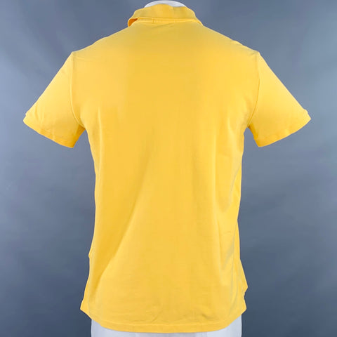 POLO by RALPH LAUREN Size L Yellow Cotton Short Sleeve Polo