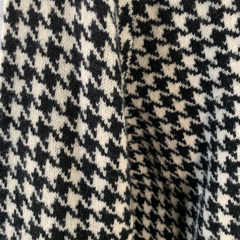 LAUREN by RALPH LAUREN Size XXXL Black Off White Wool Zip Pockets Jacket