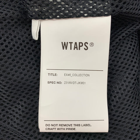 WTAPS Size M Black Polyester Cotton Zip Jacket