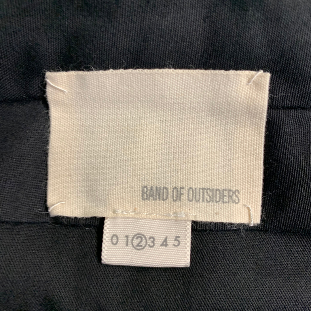 BAND OF OUTSIDERS Size 38 Regular Grey Glenplaid Wool Notch Lapel Suit