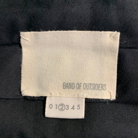 BAND OF OUTSIDERS Size 38 Regular Grey Glenplaid Wool Notch Lapel Suit