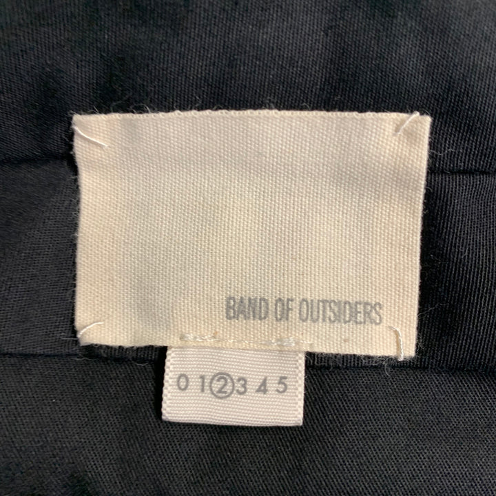 BAND OF OUTSIDERS Size 38 Regular Grey Glenplaid Wool Notch Lapel Suit