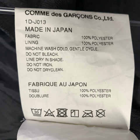 Manteau en polyester COMME des GARCONS 2019, taille M, imprimé noir et blanc