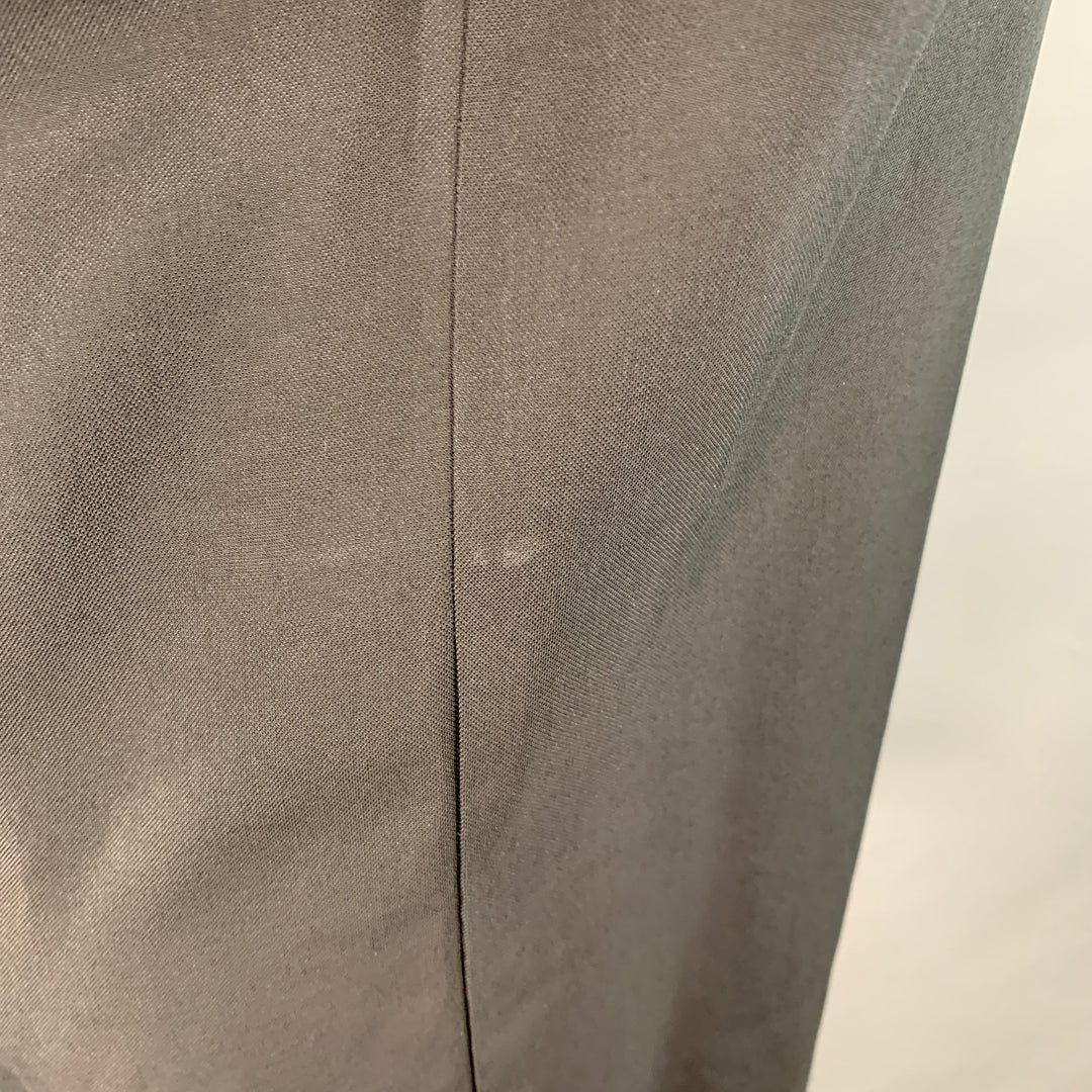 LANVIN Size M Black Viscose Short Sleeve T-Shirt