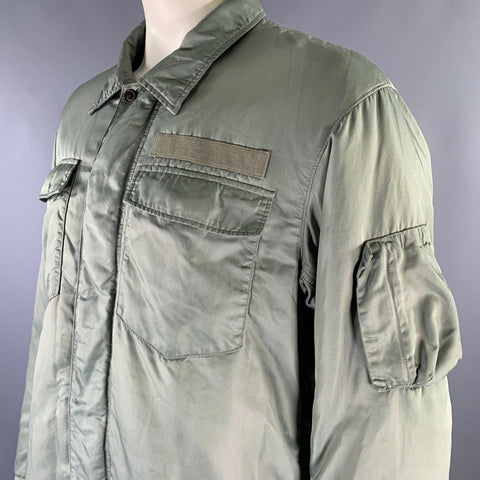 VISVIM Size L Grey Nylon Down Filled Jacket
