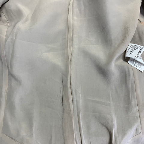 MAX MARA Taille 38 Blazer Fleuri en Polyester Marron Taupe