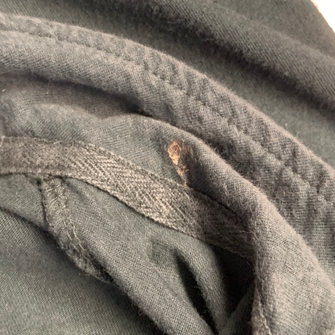 NICE COLLECTIVE Size M Green Cotton Asymmetrical One Pocket Sweatshirt