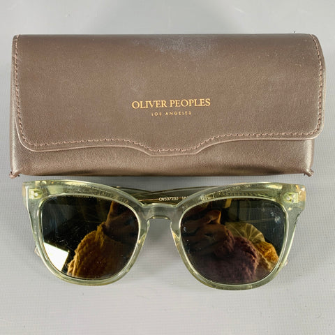 OLIVER PEOPLES Marianela Grey Clear Acetate Sunglasses