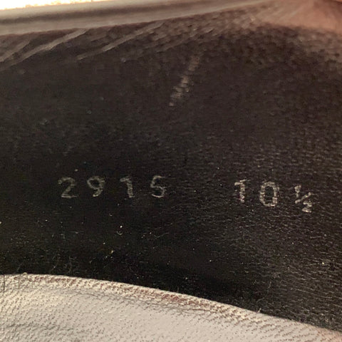 DOLCE & GABBANA Size 10.5 Grey Leather Derby Lace-Up Shoes