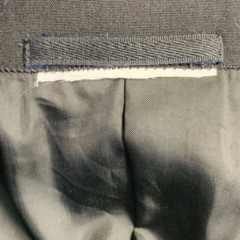 COMME des GARCONS HOMME PLUS Vintage 1990 Size S Black Wool Notch Lapel Suit