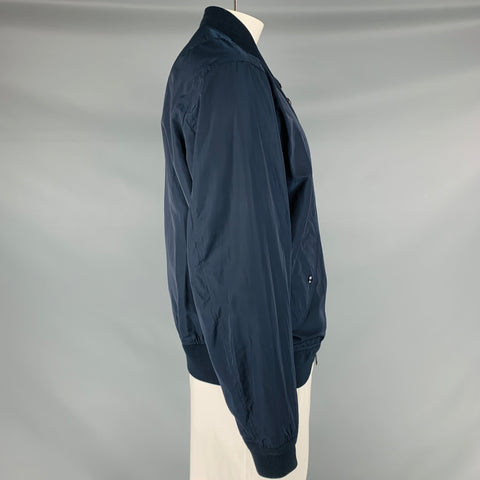 RALPH LAUREN Taille XL Veste Bomber en Polyester Marine