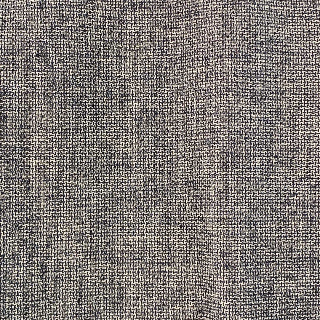 MASSIMO DUTTI Size 34 Navy White Woven Cotton Linen Straight Dress Pants