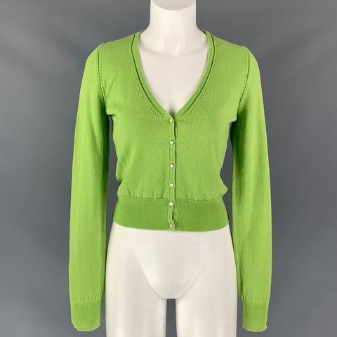 LENA HOSCHEK Cárdigan Chartreuse Talla XS