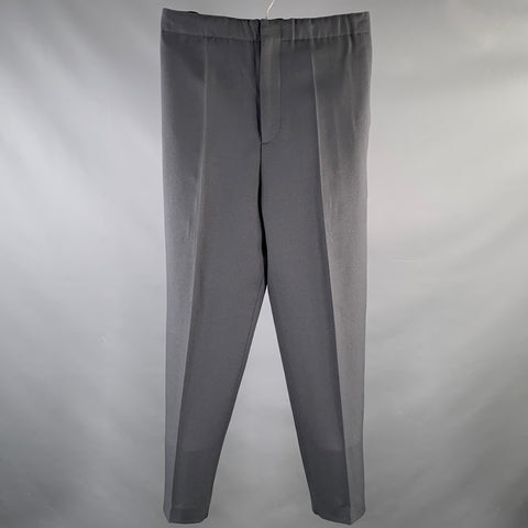 Pantalon JIL SANDER taille 32 gris à braguette zippée