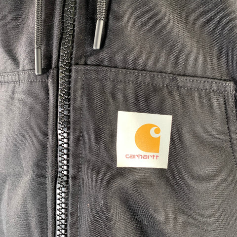 CARHARTT Size M Black Nylon Puffer Coat