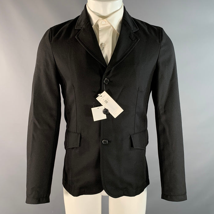 COMME des GARCONS SHIRT Chest Size S Black Polyester / Wool Sport Coat