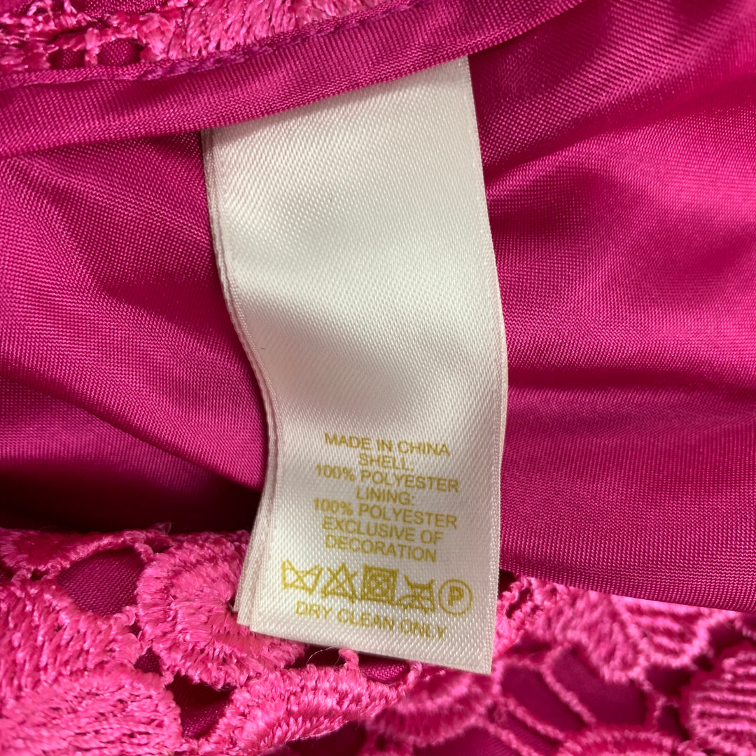 KATE SPADE Size XS Pink Polyester Lace Shift Dress Sui Generis Designer Consignment KATE SPADE Size XS Pink Polyester Lace Shift Dress Sui Generis Designer Consignment