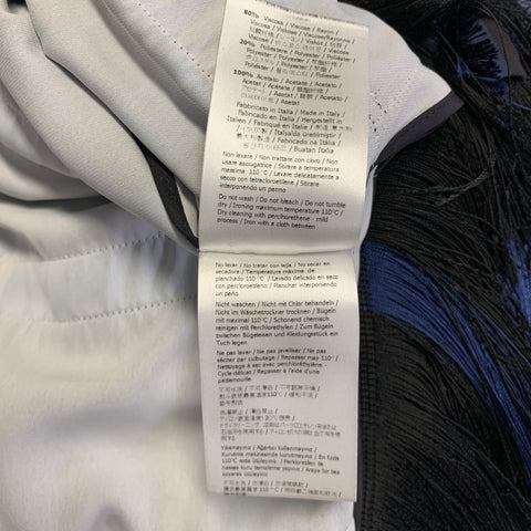 MARCO do VICENZO Size 0 Black Multi Color Polyester Flapper Cocktail Dress